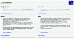 Desktop Screenshot of lessismore.ruemenapf.de